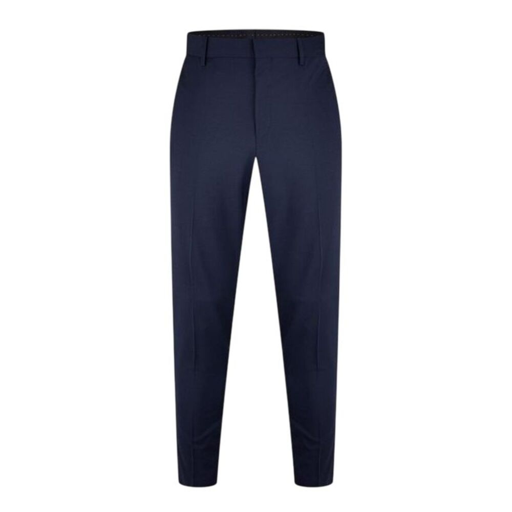Hugo Mens Getlin Flex Pleated Slim Formal Pants / Dark Blue